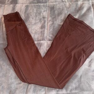 Aerie Brown flared leggings